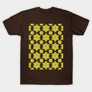 Abstract stylized floral seamless pattern T-Shirt